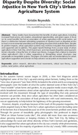 Disparity Despite Diversity: Social Injustice in New York City's Urban Agriculture System