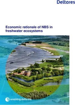 Economic rationale of NBS in freshwater ecosystems - WWF