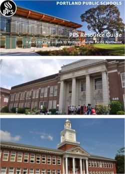 PPS Resource Guide A guide for new arrivals to Portland and the Pacific Northwest - Portland Public Schools