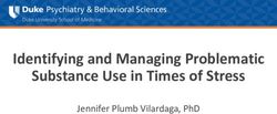 IDENTIFYING AND MANAGING PROBLEMATIC SUBSTANCE USE IN TIMES OF STRESS - JENNIFER PLUMB VILARDAGA, PHD