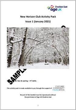 New Horizon Club Activity Pack Issue 1 (January 2021) - Every winter has its spring - H Tuttle.