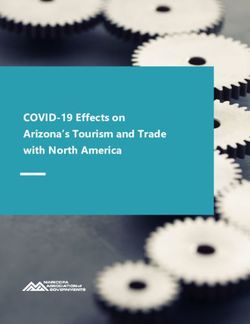 COVID-19 Effects on Arizona's Tourism and Trade with North America
