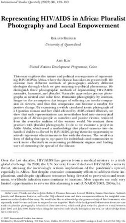 Representing HIV/AIDS in Africa: Pluralist Photography and Local Empowerment