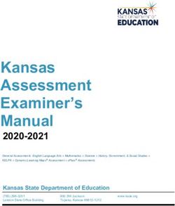 Kansas Assessment Examiner's Manual 2020-2021