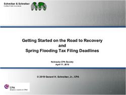 Getting Started on the Road to Recovery and - Spring Flooding Tax Filing Deadlines - Schreiber & Schreiber - nescpa