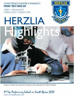 HERZLIA - #1 Tof Pt1 - A 2020 - CHAG PESACH KASHER V'SAMEACH - United Herzlia Schools