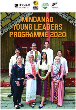 MINDANAO YOUNG LEADERS PROGRAMME 2020 - International Alert