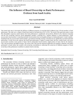 The Influence of Board Ownership on Bank Performance: Evidence from Saudi Arabia