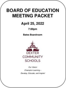 BOARD OF EDUCATION MEETING PACKET - April 25, 2022 7:00pm