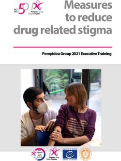 Measures to reduce drug related stigma - Pompidou Group 2021 Executive Training - Coe