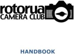 HANDBOOK - Rotorua Camera Club