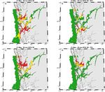The development of a sustainability assessment indicator and its response to management changes as derived from salmon lice dispersal modelling
