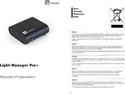 Light-Manager Pro+ Manual of operation