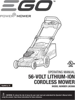 56-VOLT LITHIUM-ION CORDLESS MOWER - OPERATING MANUAL MODEL NUMBER LM2000