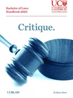 Critique. Bachelor of Laws Handbook 2020 - University of ...