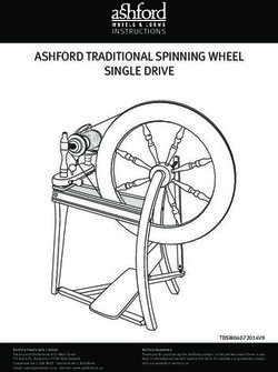 ASHFORD TRADITIONAL SPINNING WHEEL SINGLE DRIVE - INSTRUCTIONS - TDSW04072014V9