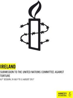 IRELAND SUBMISSION TO THE UNITED NATIONS COMMITTEE AGAINST TORTURE 61ST SESSION, 24 JULY TO 11 AUGUST 2017