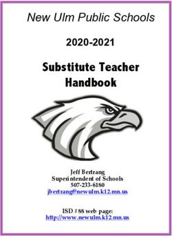 New Ulm Public Schools - Substitute Teacher Handbook 2020-2021 - New Ulm Public ...