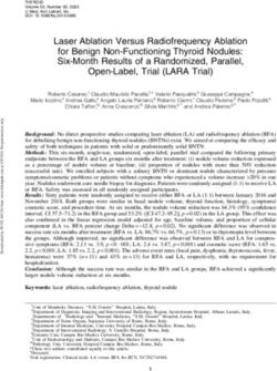 Laser Ablation Versus Radiofrequency Ablation for Benign Non-Functioning Thyroid Nodules: Six-Month Results of a Randomized, Parallel, Open-Label ...