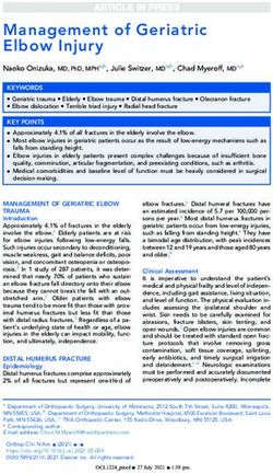 Management of Geriatric Elbow Injury - Chad Myeroff, MD