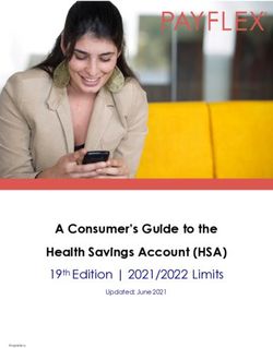 A Consumer's Guide to the Health Savings Account (HSA) - 19th Edition | 2021/2022 Limits
