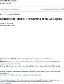 Catherine de' Medici: The Crafting of an Evil Legend - Portland State University