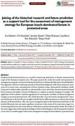 Joining of the historical research and future prediction as a support tool for the assessment of management strategy for European beech-dominated ...
