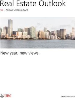 Real Estate Outlook - New year, new views - US - Annual Outlook 2020 - UBS