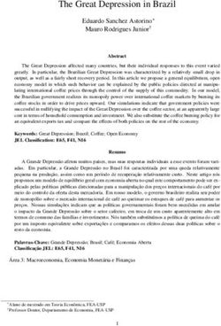 The Great Depression in Brazil - Eduardo Sanchez Astorino Mauro Rodrigues Junior