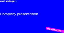 Company presentation - Axel Springer SE