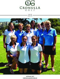AUTUMN 2019 CRONULLAGOLF.COM.AU - vol 25 Issue 01