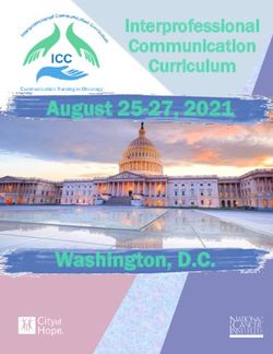 August 25-27, 2021 - Washington, D.C - Interprofessional Communication Curriculum - City of Hope