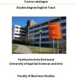 Course catalogue Double Degree English Track - Fachhochschule Dortmund University of Applied Sciences and Arts Faculty of Business Studies