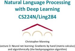 Natural Language Processing with Deep Learning CS224N/Ling284 - Christopher Manning Lecture 3: Neural net learning: Gradients by hand matrix ...