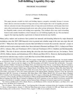 Self-fulfilling Liquidity Dry-ups - FREDERIC MALHERBE