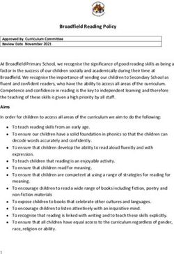 Broadfield Reading Policy - Broadfield Primary School