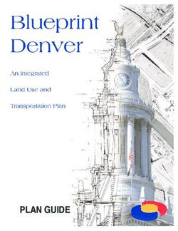 PLAN GUIDE - City and County of Denver