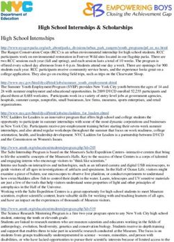 High School Internships & Scholarships