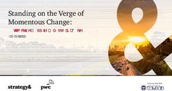 STANDING ON THE VERGE OF MOMENTOUS CHANGE: AUTOMOTIVE SUPPLIER INDUSTRY IN TURKEY JANUARY 2020 - PWC