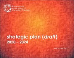 Strategic plan (draft) 2020 - 2024 www.pact.ca - Professional Association ...