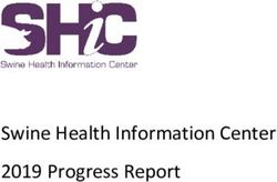 Swine Health Information Center 2019 Progress Report