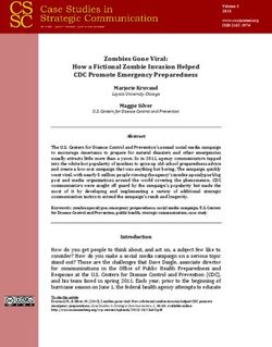 Zombies Gone Viral: How a Fictional Zombie Invasion Helped CDC Promote Emergency Preparedness