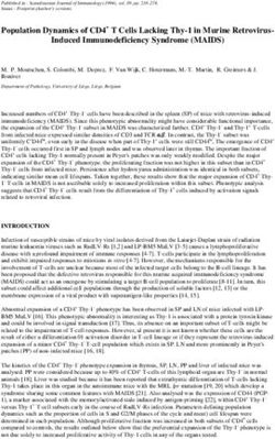 Population Dynamics of CD4+ T Cells Lacking Thy-1 in Murine Retrovirus-Induced Immunodeficiency Syndrome (MAIDS)