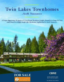 Twin Lakes Townhomes - FOR SALE - North Vancouver - National Apartment Group