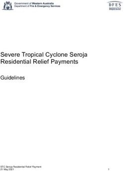 Severe Tropical Cyclone Seroja Residential Relief Payments - Guidelines