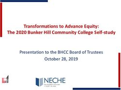 Transformations to Advance Equity: The 2020 Bunker Hill Community College Self-study - Presentation to the BHCC Board of Trustees October 28, 2019 ...