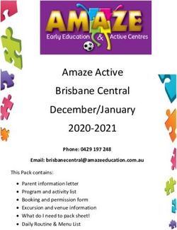 AMAZE ACTIVE BRISBANE CENTRAL DECEMBER/JANUARY 2020-2021 VACATION20 CARE PACK