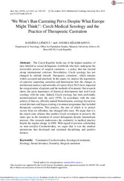 We Won't Ban Castrating Pervs Despite What Europe Might Think!': Czech Medical Sexology and the Practice of Therapeutic Castration