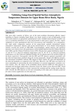 Validating Gauge-based Spatial Surface Atmospheric Temperature Datasets for Upper Benue River Basin, Nigeria