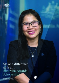 Make a difference with an Australia Awards Scholarship - Intake 2022
